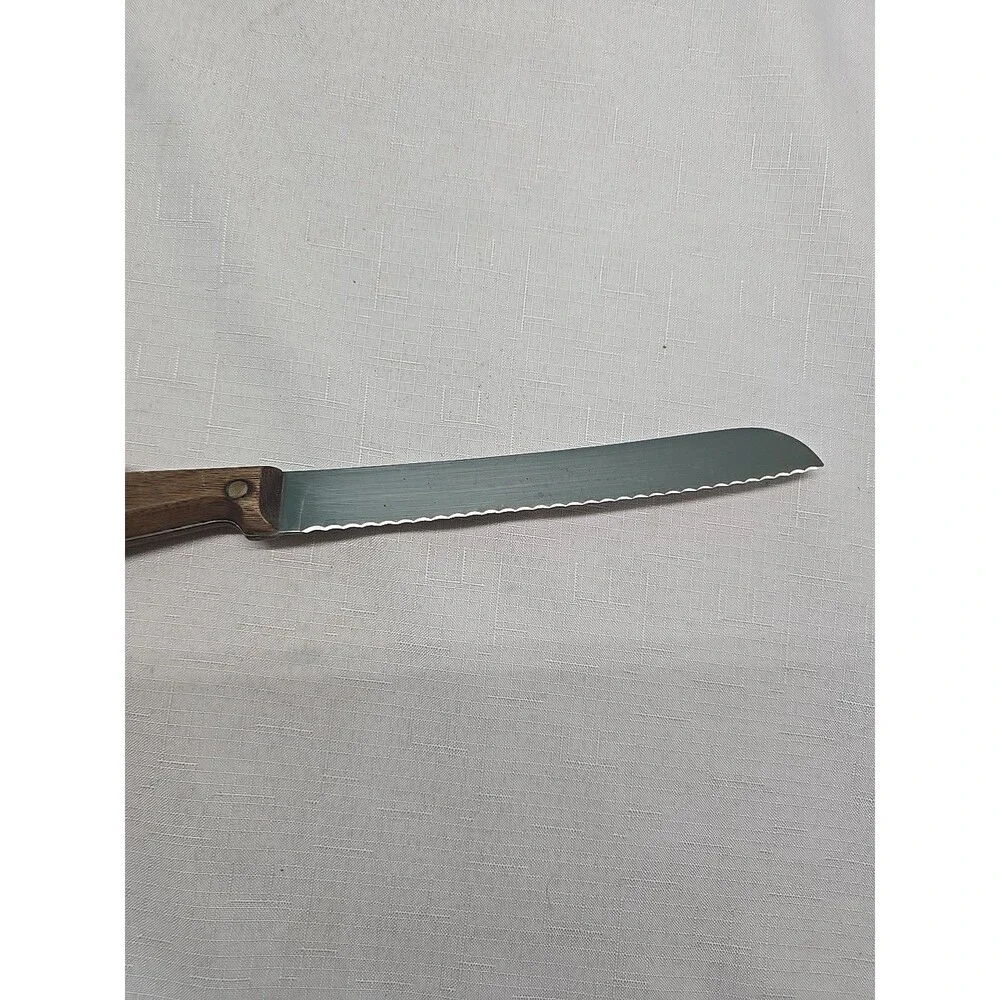 Harvard Cutlery #574 Hand Sharpened Knife Stain Free Steel USA Wood Handles